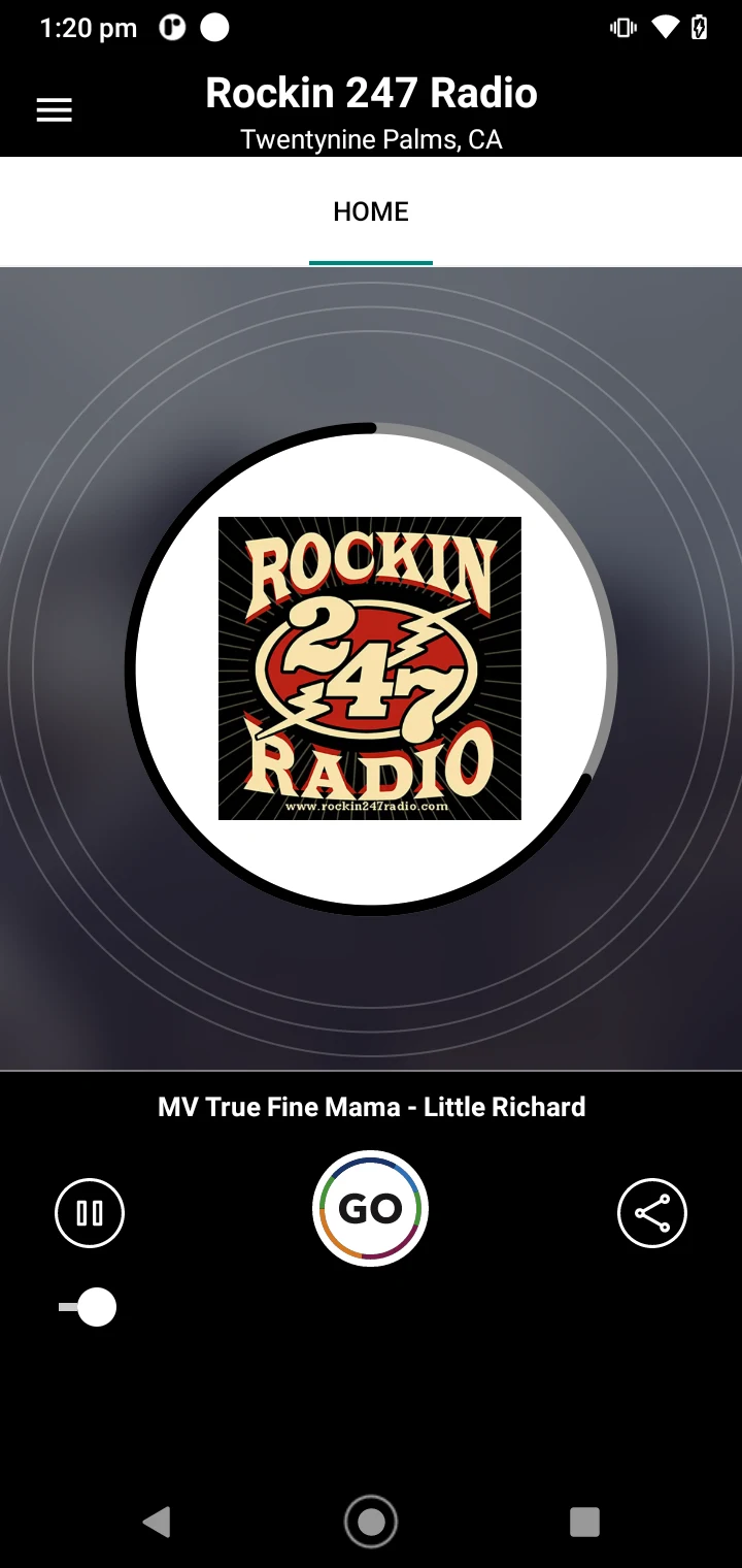 Rockin 247 Radio screenshot